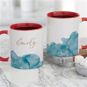 Birthstone Color Personalized Coffee Mug 11 oz.- Red - 38849-R