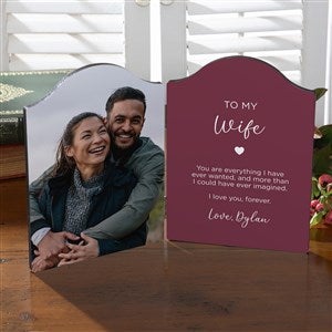 To My Wife Personalized Photo Plaque - 38905