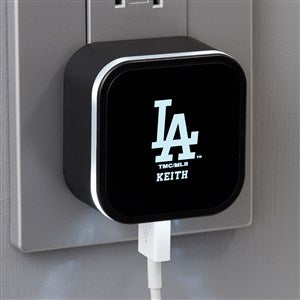 MLB Los Angeles Dodgers Personalized LED Triple Port USB - 38948