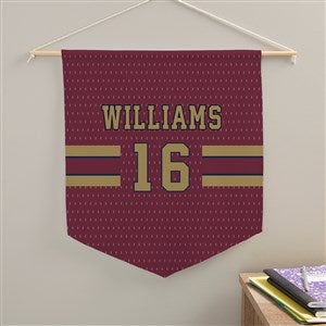Sports Jersey Personalized Pennant - 18x21 - 38969D