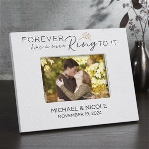 We're Engaged Personalized Frame-4x6 Horizontal Tabletop - 39230-TH