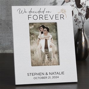 We're Engaged Personalized Frame- 4x6 Vertical Tabletop - 39230-TV