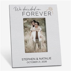 We're Engaged Personalized Frame- 4x6 Vertical Tabletop - 39230-TV