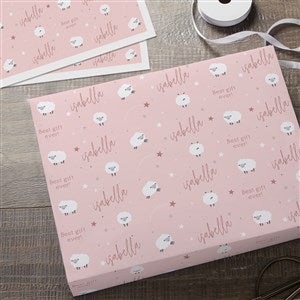 Baby Sheep Personalized Wrapping Paper Sheets - Set of 3 - 39340-S