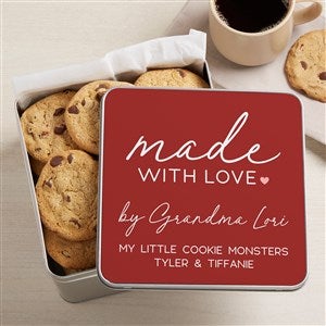 Made with Love Personalized Metal Treat Tin - 39652
