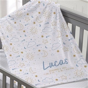 Baby Celestial Personalized 30x40 Plush Fleece Blanket - 39706-SF