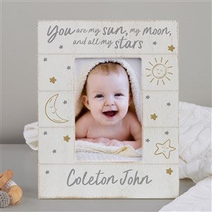 Baby Celestial Personalized Baby Shiplap Frame-  4x6 Vertical - 39714-4x6V