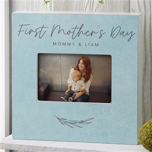 First Mother's Day Love Personalized 4x6 Box Frame- Horizontal - 40005-BH