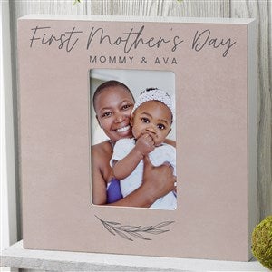 First Mother's Day Love Personalized 4x6 Box Frame- Vertical - 40005-BV