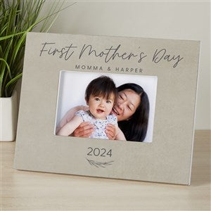 First Mother's Day Love Personalized 4x6 Photo Frame- Horizontal - 40005-H