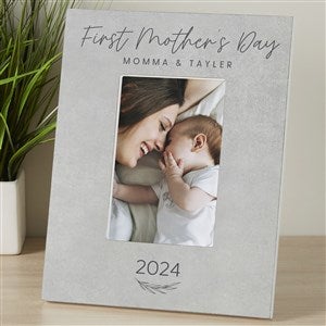 First Mother's Day Love Personalized 4x6 Photo Frame- Vertical - 40005-V