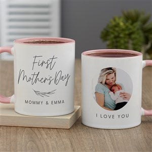 First Mother's Day Love Personalized Coffee Mug  11 oz.- Pink - 40008-P