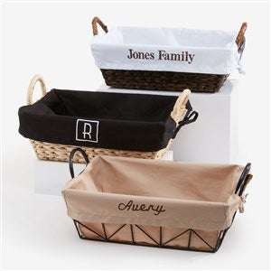 Classic Celebrations Embroidered Basket Liner - 40038