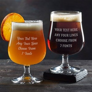Write Your Own Personalized Belgium Craft Beer Glass - 40377