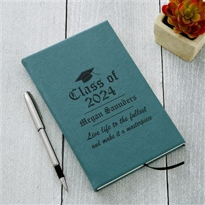 The Graduate Personalized Writing Journal - Teal - 40480-T
