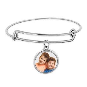 Personalized Photo Charm Bracelet - 40676D