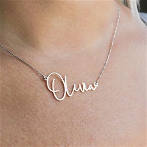Things remembered name best sale necklace
