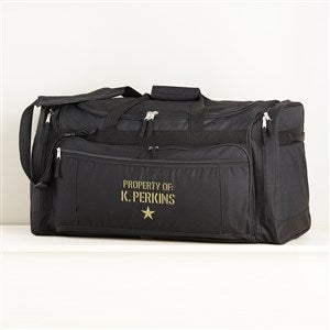 Authentic Embroidered Duffel Bag - Black - 40733