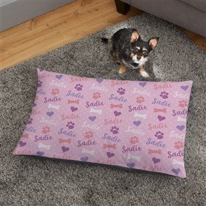 Playful Puppy Personalized Dog Bed - 22x30 - 40938-S