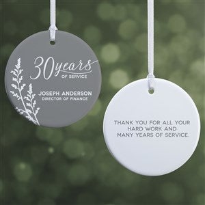 Retirement Personalized Ornament- 2.85