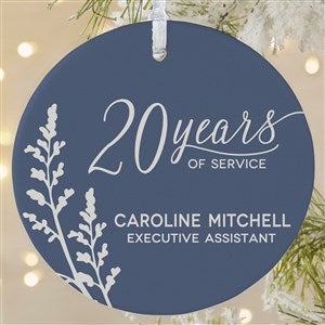 Retirement Personalized Ornament- 3.75