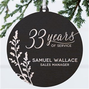 Retirement Personalized Ornament- 3.75