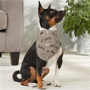 Personalised dog bandana discount