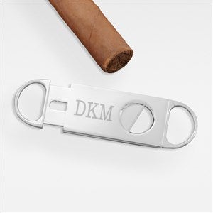Personalized Silver Cigar Cutter For Him - 41945-C