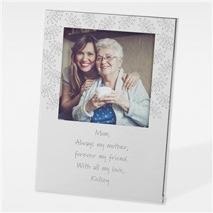 Engraved Silver Picture Frame For Her - 42001