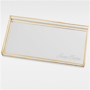 Engraved Mirrored Vanity Tray For Grandma - 42038