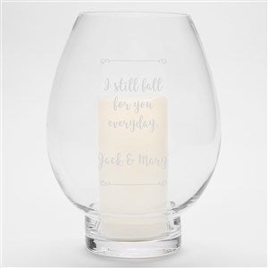 Engraved Anniversary Hurricane Candle Holder - 42047