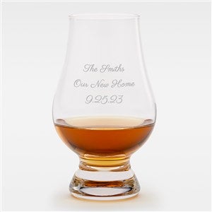 Housewarming Message Glencairn® Etched 6.25oz Whiskey Glass - 42079