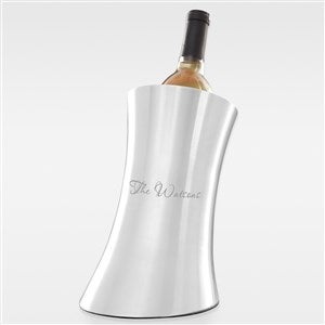 Etched Stainless Steel Wine Chiller For Wedding Couples - 42305