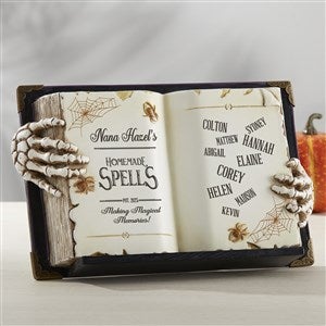 Family Potion Recipe Personalized Halloween 3-D Resin Spellbook - 42307