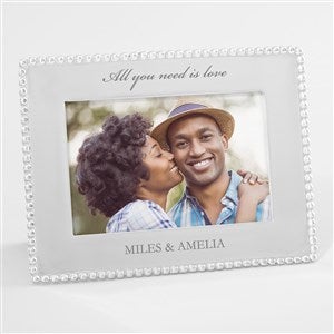 Mariposa® String of Pearls Engraved Housewarming Photo Frame-4x6 - 42400-4x6