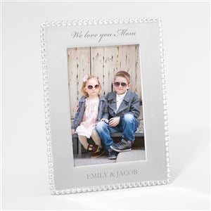 Mariposa String of Pearls Engraved Photo Frame for Mom - 4x6 - 42402-4x6