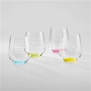 Mr and Mrs Personalized Wine Glasses - Set of 2 - My Personal Memories