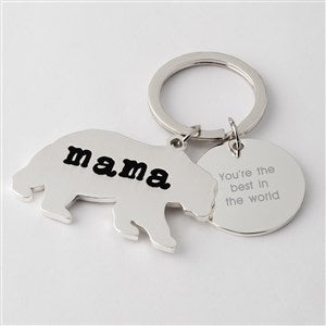 Kittenish Engraved Mama Bear Keychain for Mom - 42668