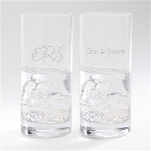 Luigi Bormioli® Engraved 16.25 oz. Wedding Beverage Glass - 42708