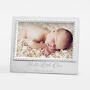 Engraved Mariposa Baby Statement Frame - Horizontal - 42727-H