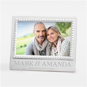 Engraved Mariposa Anniversary Statement Picture Frame - Horizontal - 42729-H
