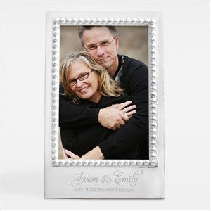 Engraved Mariposa Anniversary Statement Picture Frame - Vertical - 42729-V