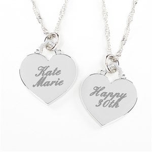 Engraved Birthday Message Necklace - 42828-M