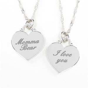 Engraved Message Necklace For Her - 42829-M