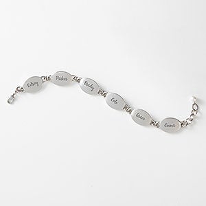 Engraved Linked Bracelet For Grandma - 42836