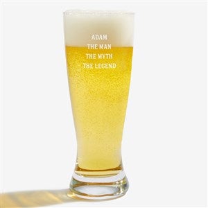 Engraved Message Pilsner Glass For Him  - 42848-P