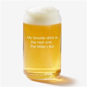 Engraved Message Beer Glass For Him  - 42848-B