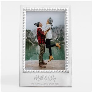 Engraved Mariposa® Engagement Message Statement Frame - Vertical - 42875-V