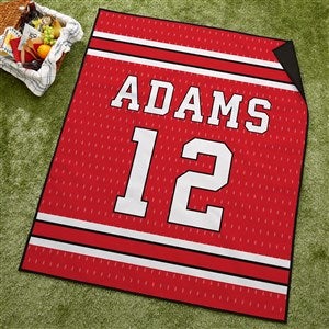 Sports Jersey Personalized Picnic Blanket - 43005