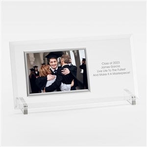 Engraved Graduation Glass Horizontal Picture Frame  - 43203